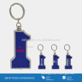 number shaped cheap led key chains promotion gifts
